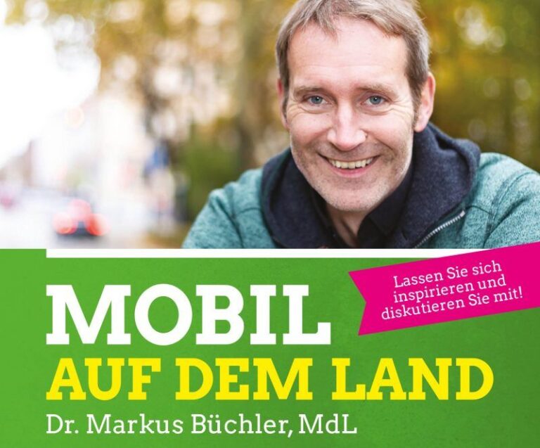 Mobilität auf dem Land – Vortrag und anschließende Diskussion mit Dr. Markus Büchler (MdL)