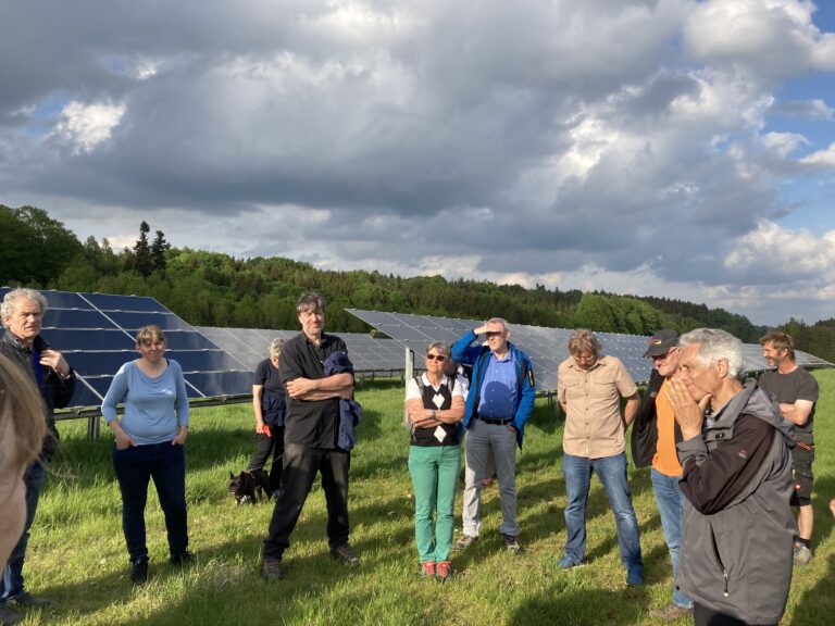 Besuch im Solarkraftwerk Miesberg